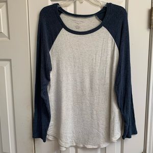 ae soft & sexy plush long sleeve baseball tee